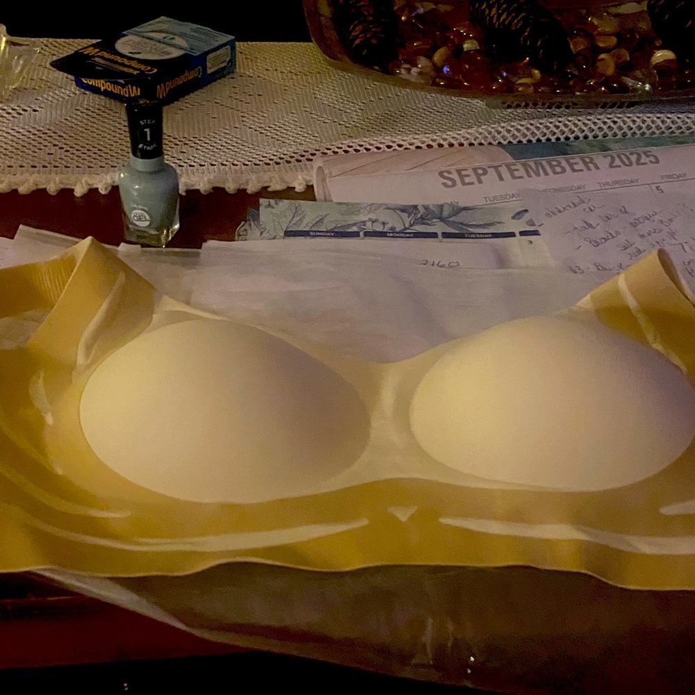 Elegant Cream Seamless Bra